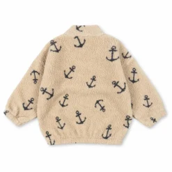 Enfant Konges Sløjd Manteaux, Blousons|Manteaux, Blousons|Veste Façon Sherpa Jody Ancres Fibres Recyclées |