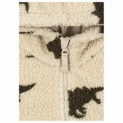 Online Konges Sløjd Veste Façon Sherpa Jody Dinosaures Fibres Recyclées | Vert kaki