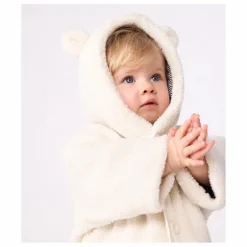 Petit Bateau Manteaux, Blousons, Pilotes|Veste Façon Sherpa Oreilles |