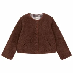 a.p Veste Gerdie Sherpa Coton Bio | Marron Best