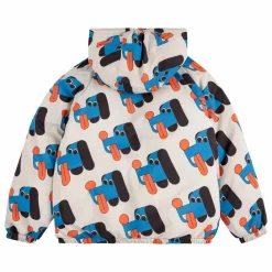 Clearance Bobo Choses Veste Imperméable Réversible Fibres Recyclées | Blanc