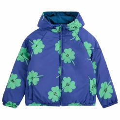Bobo Choses Veste Imperméable Réversible Trèfles Fibres Recyclées | Violet Discount