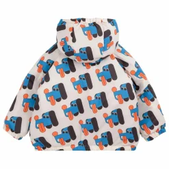 Bobo Choses Veste Imperméable Réversible Fibres Recyclées Bébé | Bleu Sale