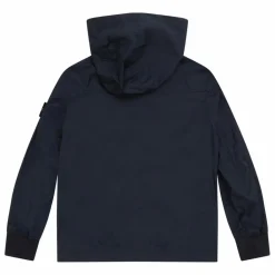 Stone Island Veste Logo Capuche | Bleu marine Hot