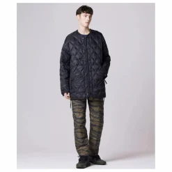 Discount Taion Veste Longue Military Matelassée Unisexe | Noir