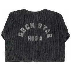 Piupiuchick Veste Matelassée Côtelée Coton Bio | Noir Online