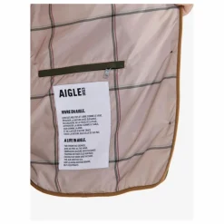 Aigle Veste Matelassée Déperlante Fibres Recyclées | Vert kaki Online