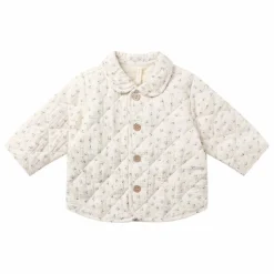 Enfant Quincy Mae Veste Matelassée Fleurie Gaze de Coton Bio |
