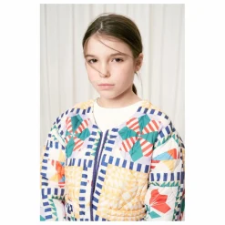 Maison Mangostan Veste Matelassée Patchwork | Bleu