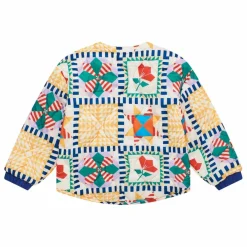 Maison Mangostan Veste Matelassée Patchwork | Bleu