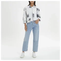 New Scarlette Ateliers Veste Matelassée Patchwork | Bleu ciel