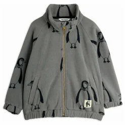 Mini Rodini Veste Pingouin | Gris Hot