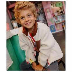 Hello Hossy Veste Polaire Choco | Crème Best