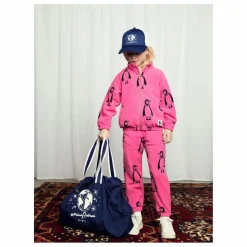 Mini Rodini Veste Polaire Pingouin Fibres Recyclées | Rose Best