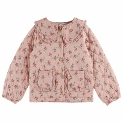 Outlet Emile et Ida Veste Quiltée Fleurie | Rose