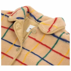 New Bobo Choses Veste Rayée Shearling - Collection Femme | Beige