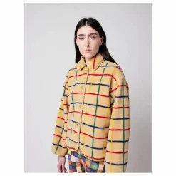 New Bobo Choses Veste Rayée Shearling - Collection Femme | Beige