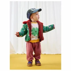 Bobo Choses Manteaux, Blousons, Pilotes|Manteaux, Blousons, Pilotes|Veste Réversible Façon Sherpa Canards Fibres Recyclées |