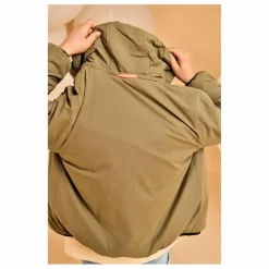 AO76 Veste Réversible Façon Sherpa Gordon | Vert olive Sale