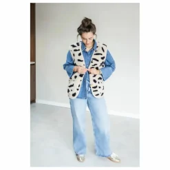 Best Alwero Veste Sans Manches Alpen Guépard - Collection Adulte | Beige