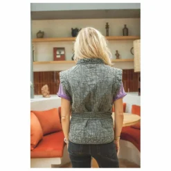 Marlot Paris Veste Sans Manches Anab - Collection Femme | Gris Discount