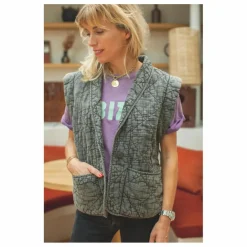 Marlot Paris Veste Sans Manches Anab - Collection Femme | Gris Discount