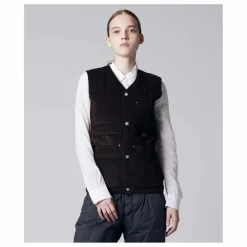 Homme Taion Veste Sans Manches Col V Button Neck |