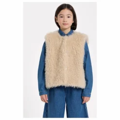 Sale Hundred Pieces Veste Sans Manches Façon Fourrure Joyce | Beige