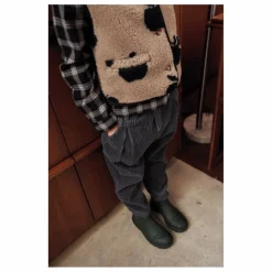 Enfant Emile et Ida Manteaux, Blousons|Veste Sans Manches Façon Sherpa Pommes |