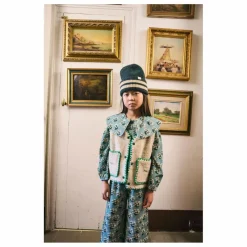 Tinycottons Veste Sans Manches Façon Sherpa | Beige