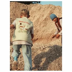 Enfant Fille Garçon Veste Sans Manches Hold Ya Horses Cuir Nappa |