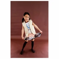 Enfant Fille Garçon Veste Sans Manches Hold Ya Horses Cuir Nappa |