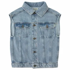 Tocoto Vintage Veste Sans Manches Jean | Bleu jean Online