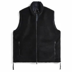 Taion Veste Sans Manches Militaire Réversible Col Montant | Bleu marine - Noir Sale