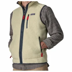Discount Patagonia Veste Sans Manches Retro Pile Fibres Recyclées | Naturel
