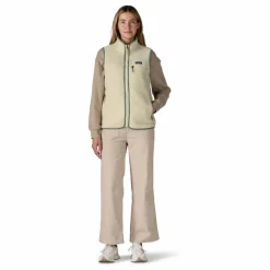 Femme Patagonia Veste Sans Manches Retro Pile Fibres Recyclées |