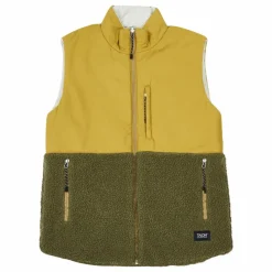 New Taion Veste Sans Manches Réversible Mountain | Vert olive