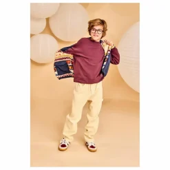 Sale AO76 Veste Sans Manches Réversible Façon Sherpa Jum | Bleu marine