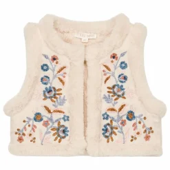 Enfant Louise Misha Manteaux, Blousons|Veste Sans Manches Réversible Façon Fourrure Librana Coton Bio |