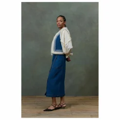 Femme Louise Misha Vestes, Blousons|Veste Sans Manches Réversible Figara Denim - Collection Femme |
