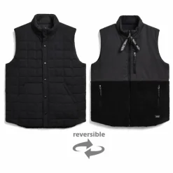 Femme Taion Veste Sans Manches Réversible Mountain Unisexe |