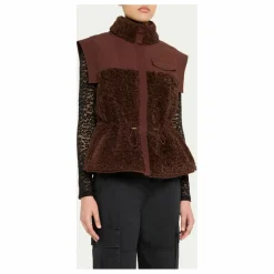 Femme Ulla Johnson Veste Sans Manches Tariet Teddy |