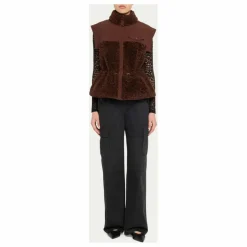 Femme Ulla Johnson Veste Sans Manches Tariet Teddy |