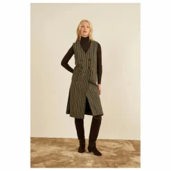 Femme Maria de la Orden Vestes, Blousons|Veste Sans Manches Venice Rayée Laine |