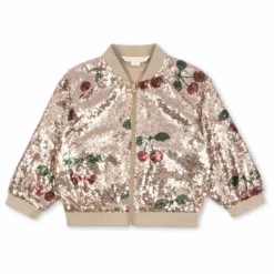 Online Konges Sløjd Veste Sequins Starla Cerises | Doré