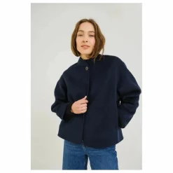 New Sacrécoeur Veste Stella Laine | Bleu marine