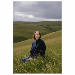 New Sacrécoeur Veste Stella Laine | Bleu marine