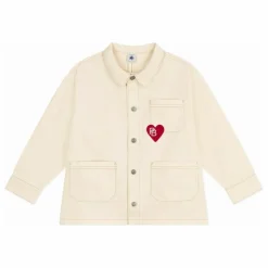 Enfant Petit Bateau Manteaux, Blousons|Veste Surpiqures Cœur |