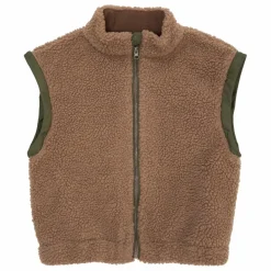 Copenhagen Colors Veste Teddy Manches Amovibles | Beige