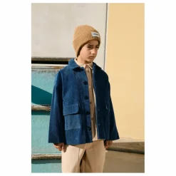 Sale Tangerine Veste Velours Côtelé Coton Bio | Bleu